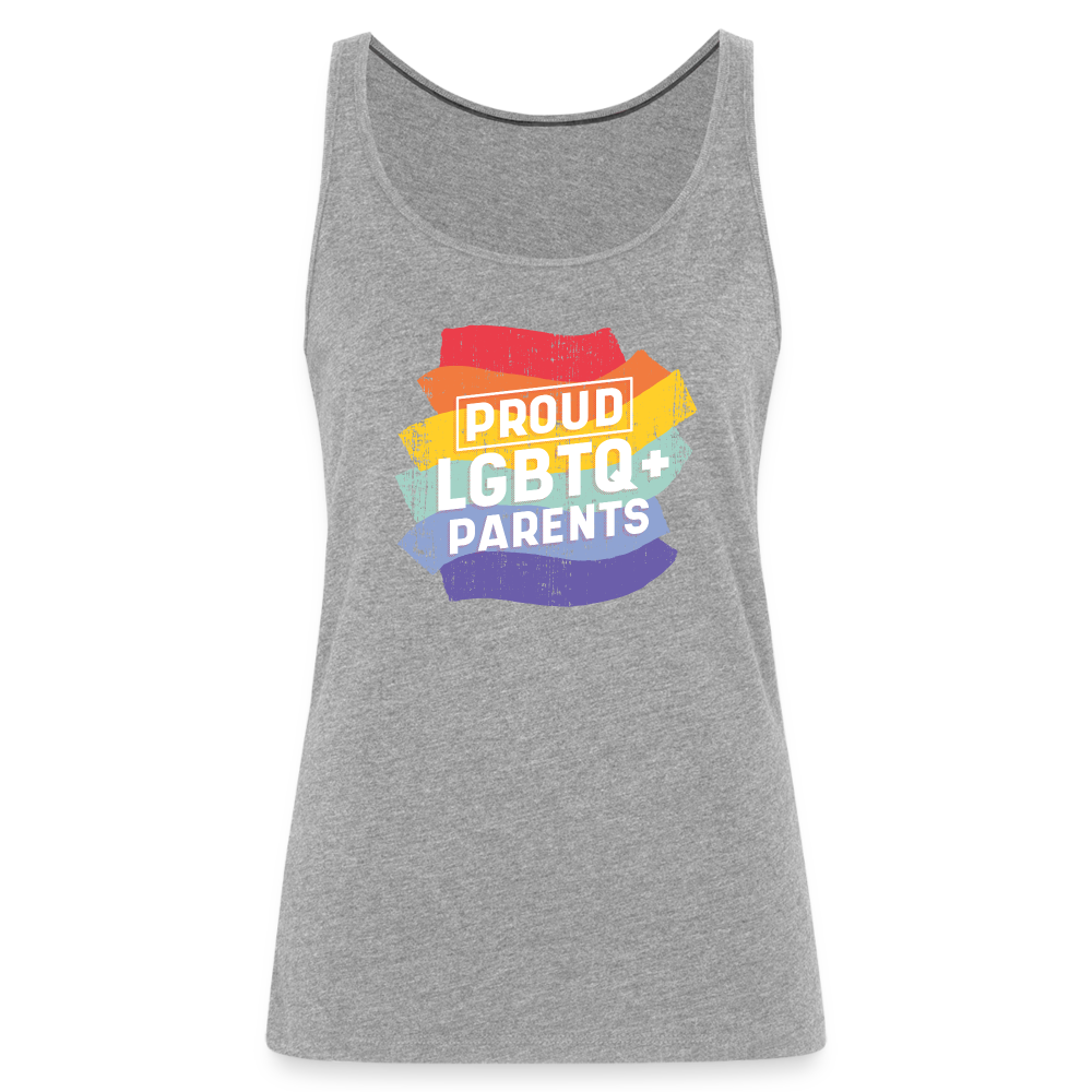 Proud LGBTQ+ Parents "Frauen" Tank Top - Grau meliert