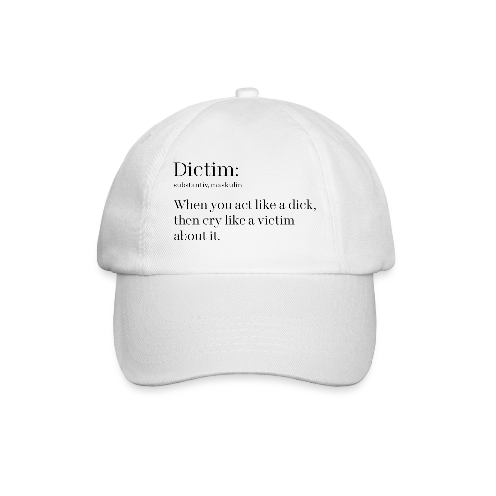Dictim Baseballkappe - Weiß/Weiß