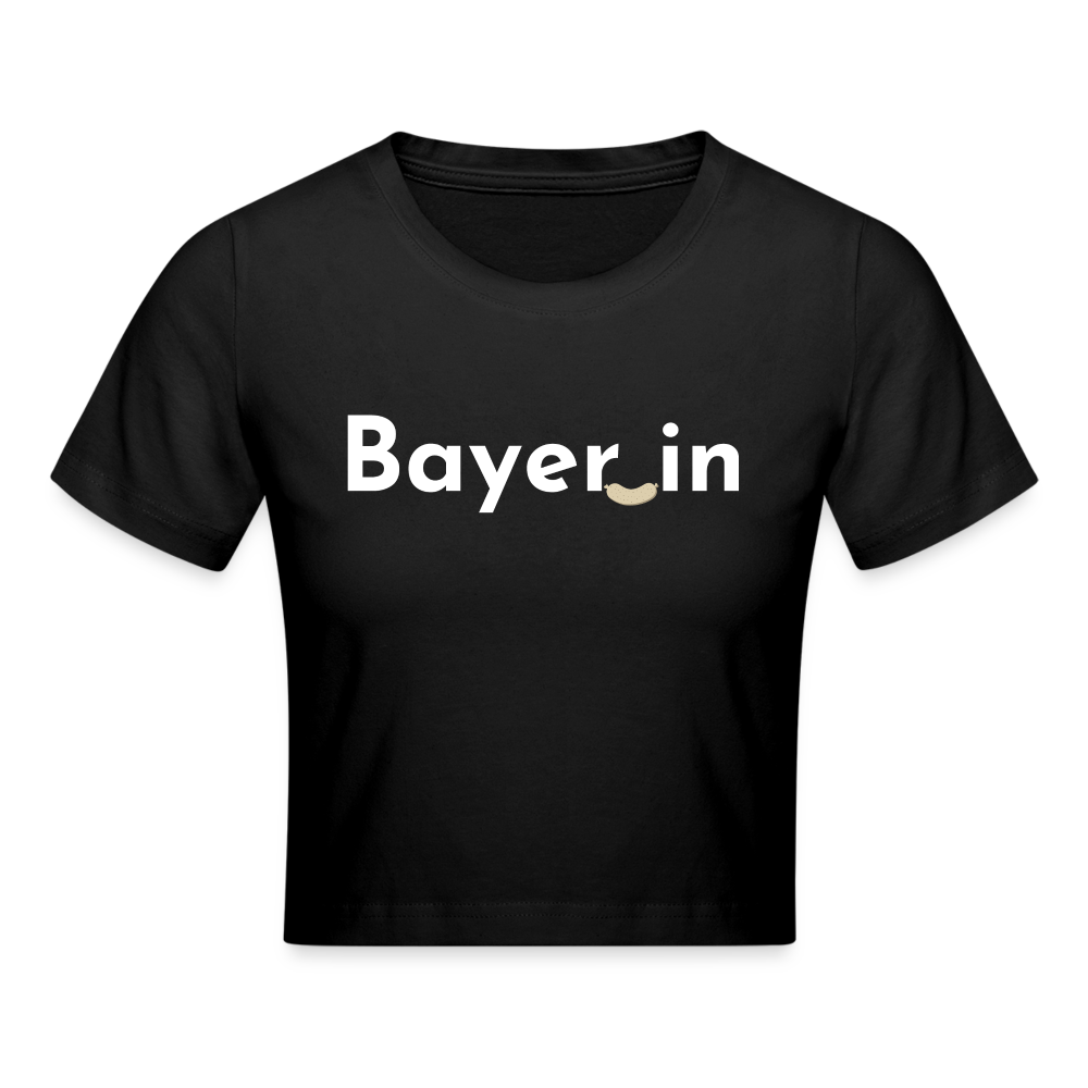 Bayer_in Cropped T-Shirt - Schwarz