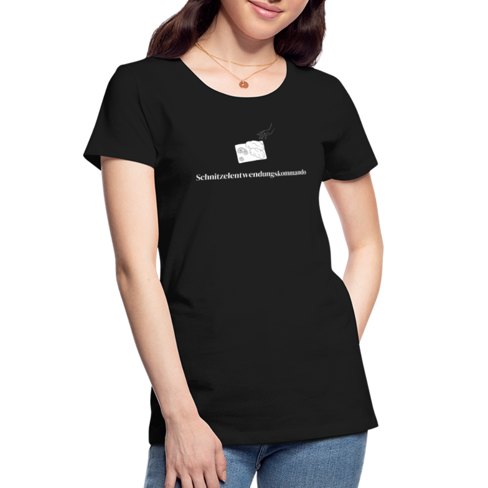 Schnitzelentwendungskommando Frauen T-Shirt - Schwarz