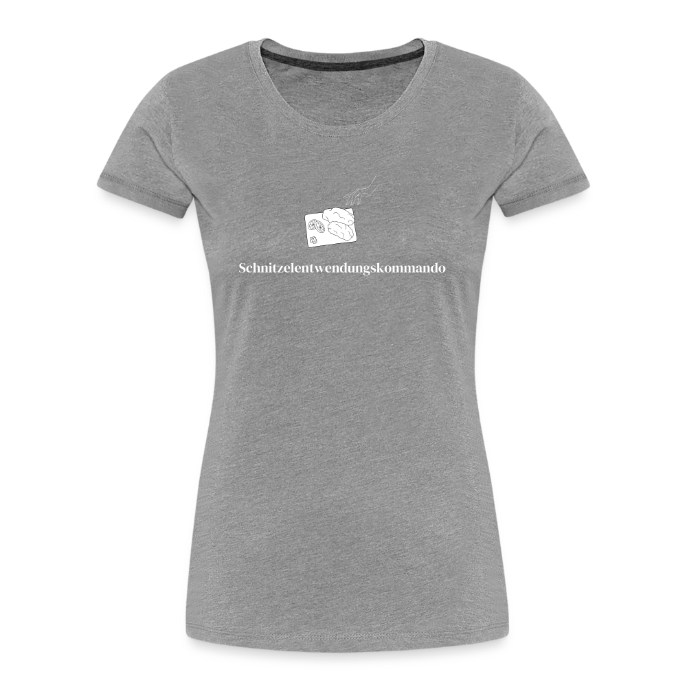 Schnitzelentwendungskommando Frauen T-Shirt - Grau meliert