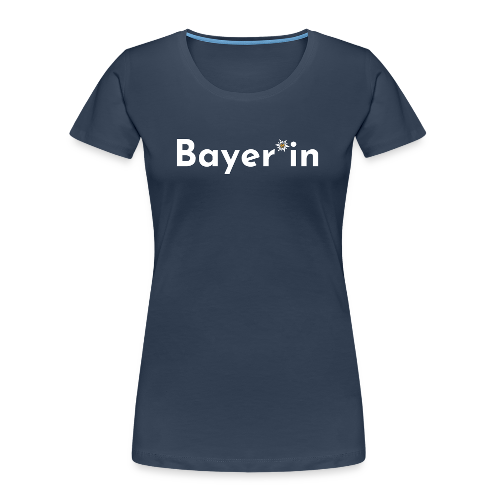 Bayer*in "Frauen" T-Shirt - Navy