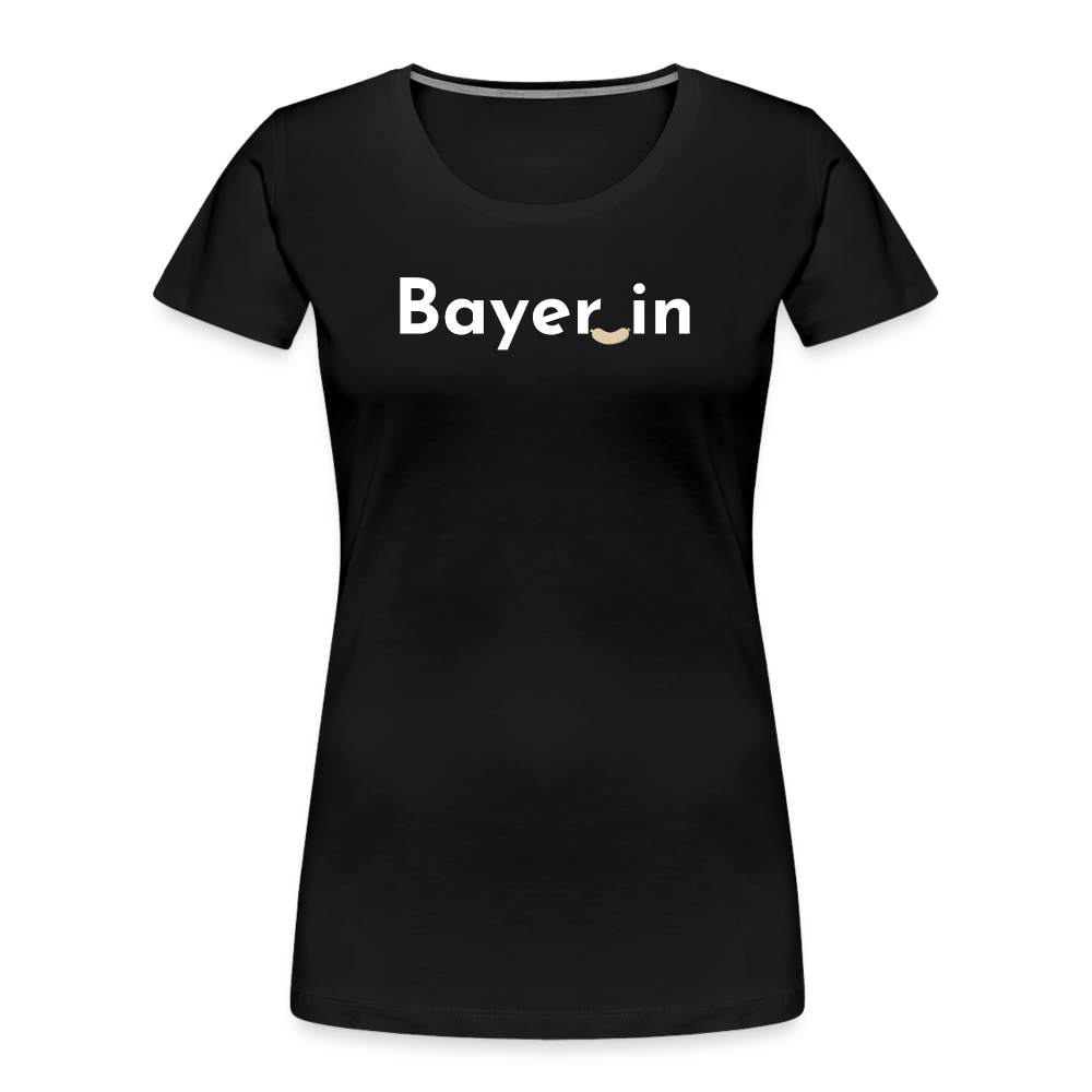 Bayer_in "Frauen" T-Shirt - Schwarz