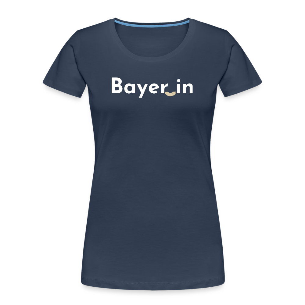 Bayer_in "Frauen" T-Shirt - Navy