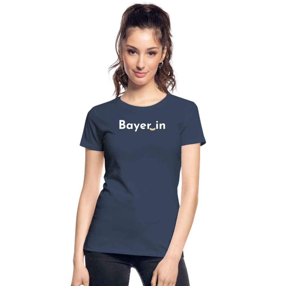 Bayer_in "Frauen" T-Shirt - Navy
