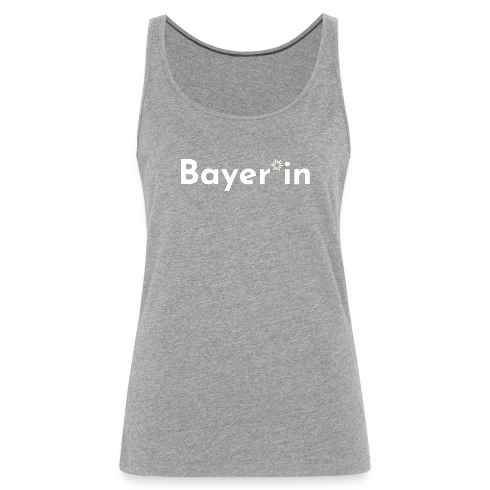 Bayer*in "Frauen" Tank Top - Grau meliert