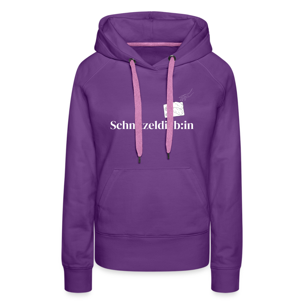 Schnitzeldieb:in "Frauen" Hoodie - Purple