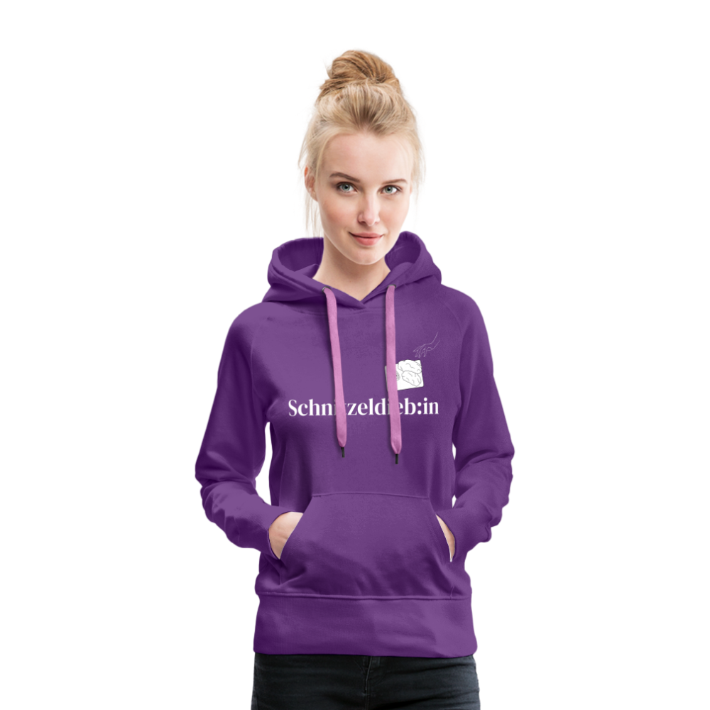 Schnitzeldieb:in "Frauen" Hoodie - Purple