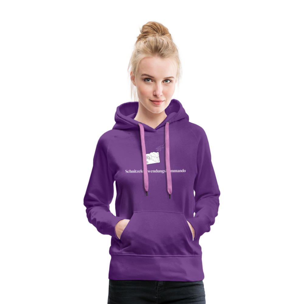 Schnitzelentwendungskommando "Frauen" Hoodie - Purple