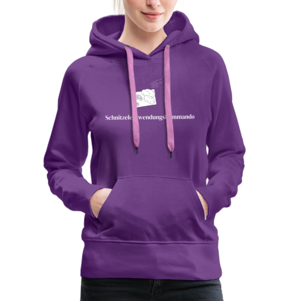 Schnitzelentwendungskommando "Frauen" Hoodie - Purple