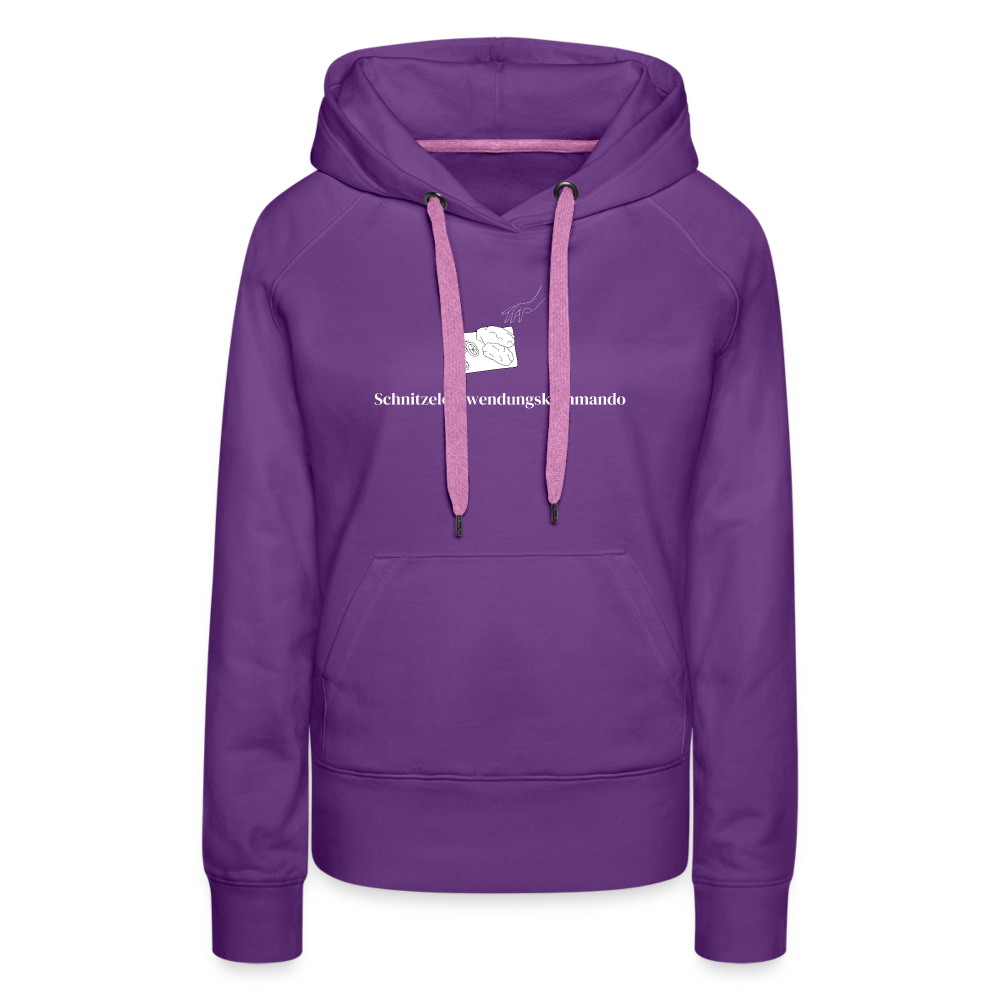 Schnitzelentwendungskommando "Frauen" Hoodie - Purple