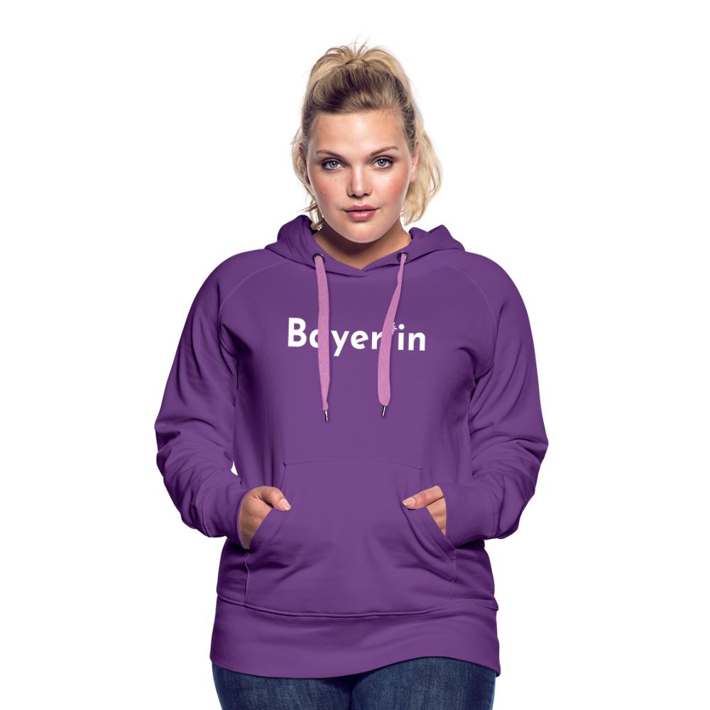 Bayer*in "Frauen" Hoodie - Purple