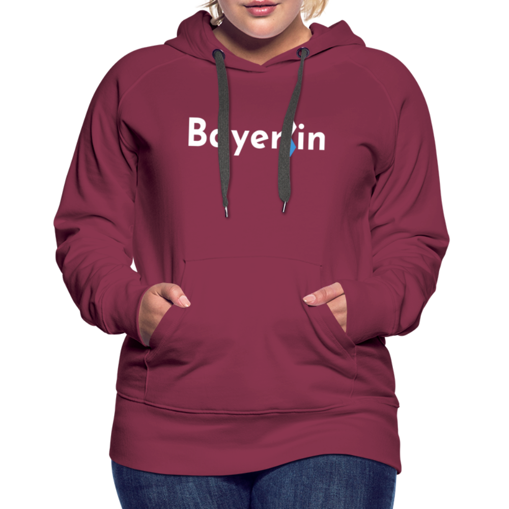 Bayer:in "Frauen" Hoodie - Bordeaux