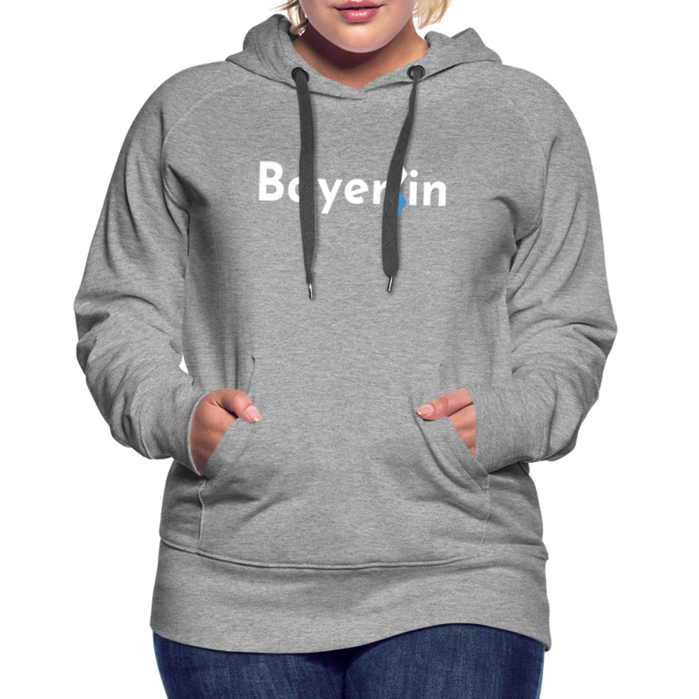 Bayer:in "Frauen" Hoodie - Grau meliert