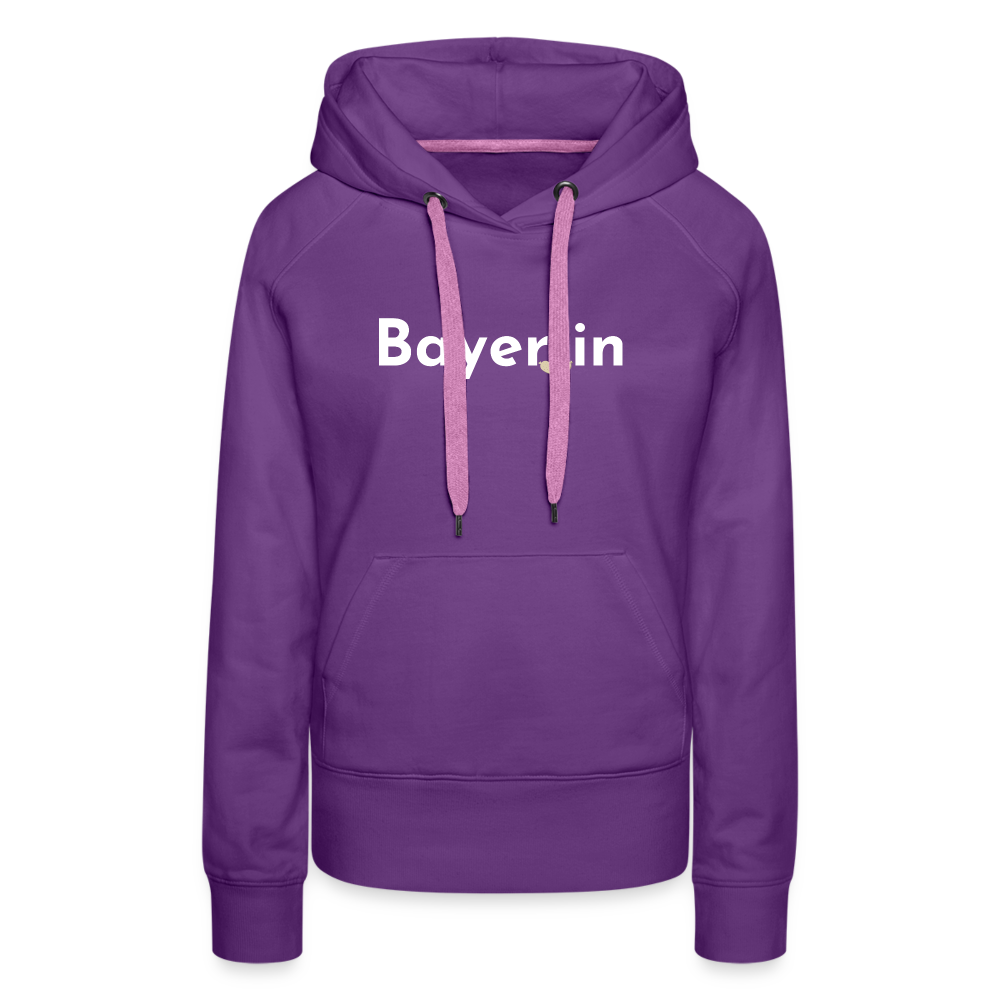 Bayer_in "Frauen" Hoodie - Purple