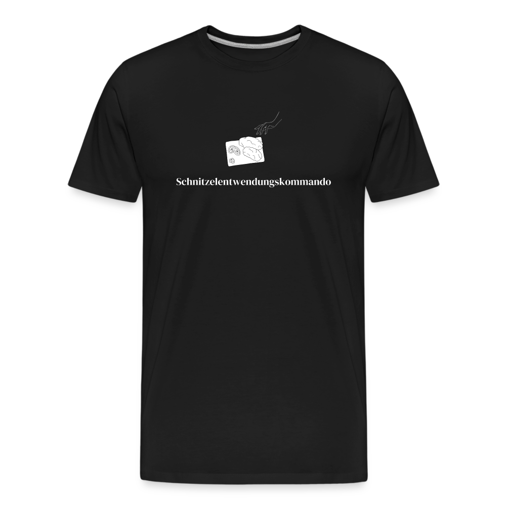 Schnitzelentwendungskommando "Männer" T-Shirt - Schwarz