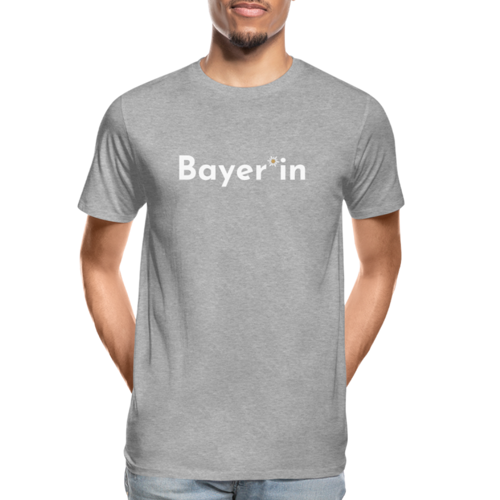 Bayer*in "Männer" T-Shirt - Grau meliert