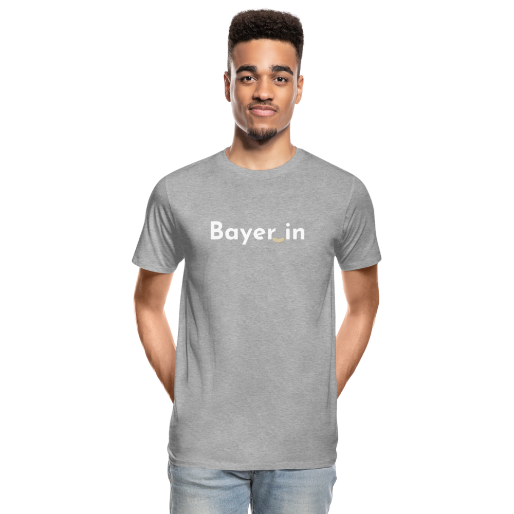 Bayer_in "Männer" T-Shirt - Grau meliert