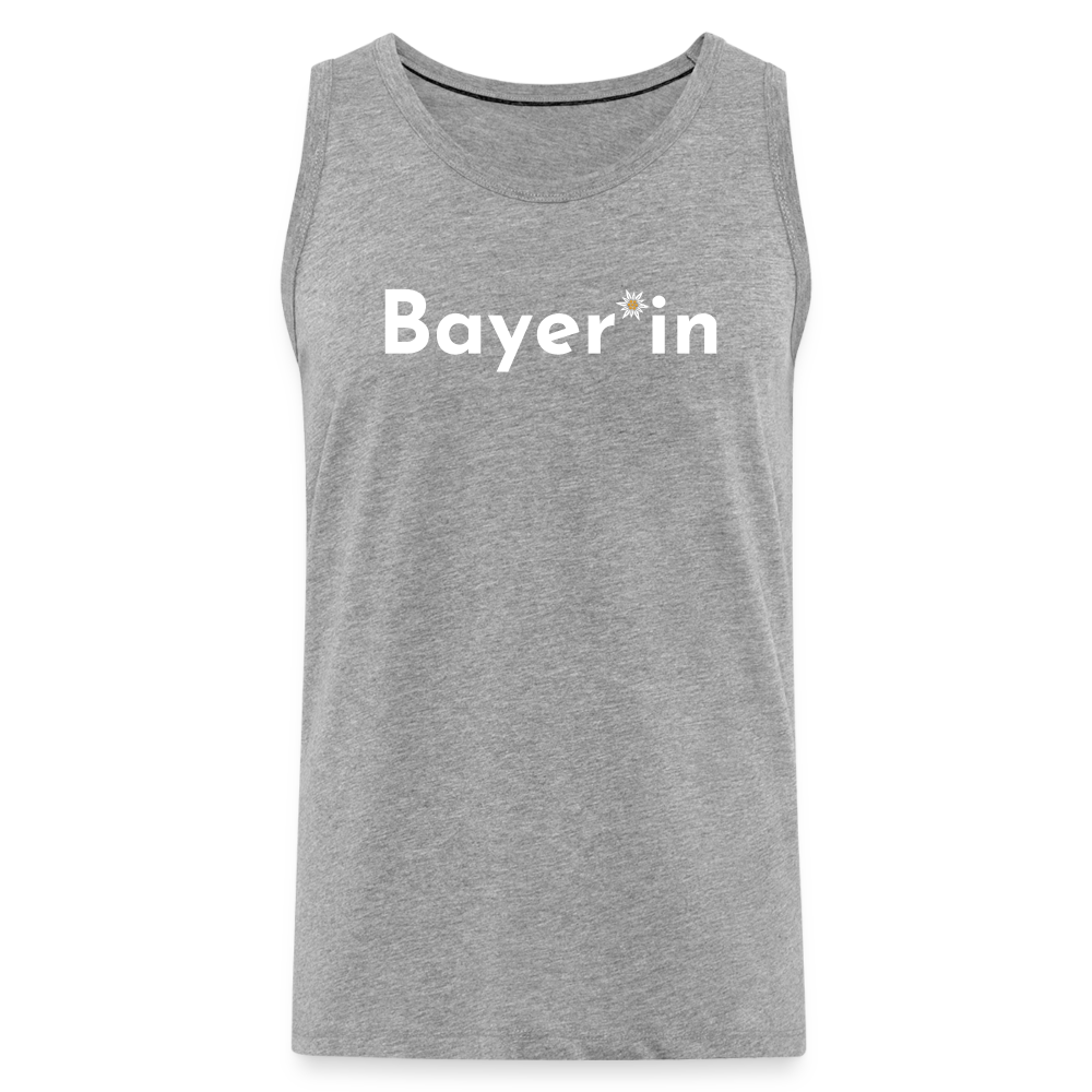 Bayer*in "Männer" Tank Top - Grau meliert