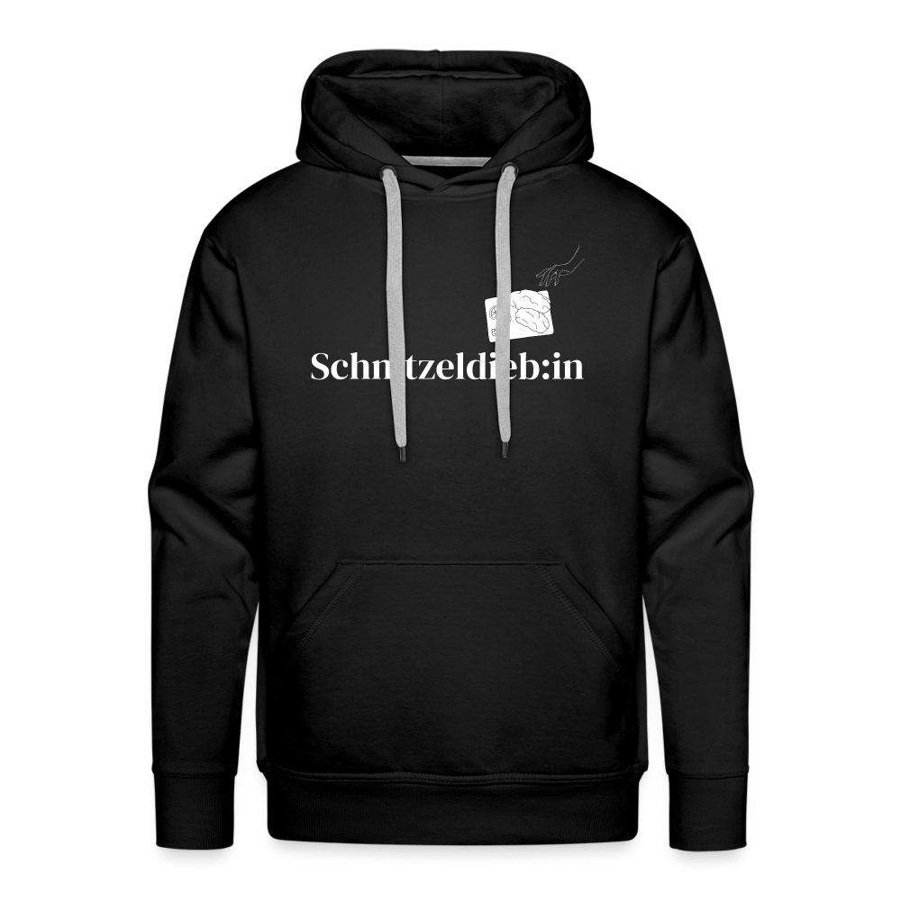 Schnitzeldieb:in "Männer" Hoodie - Schwarz