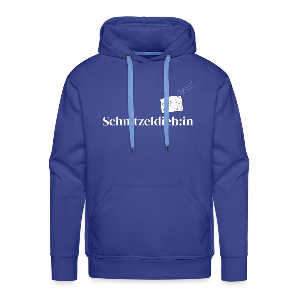 Schnitzeldieb:in "Männer" Hoodie - Königsblau