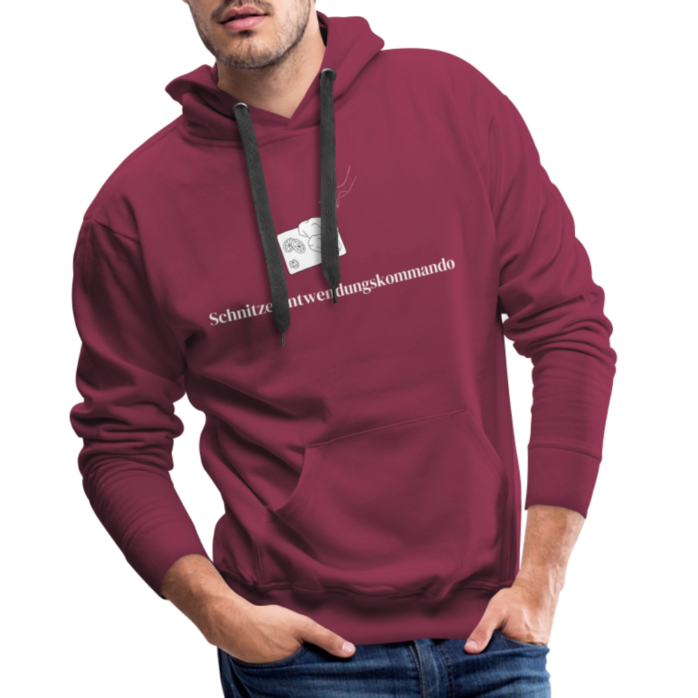 Schnitzelentwendungskommando "Männer" Hoodie - Bordeaux