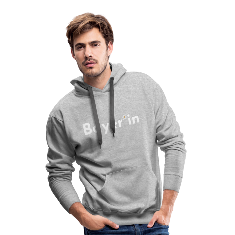 Bayer*in "Männer" Hoodie - Grau meliert