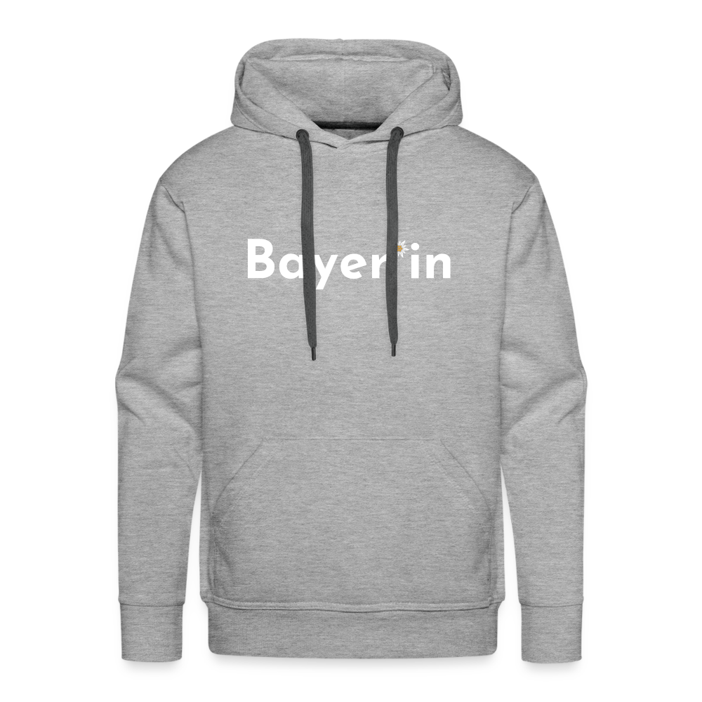 Bayer*in "Männer" Hoodie - Grau meliert