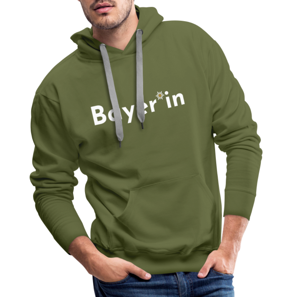 Bayer*in "Männer" Hoodie - Olivgrün