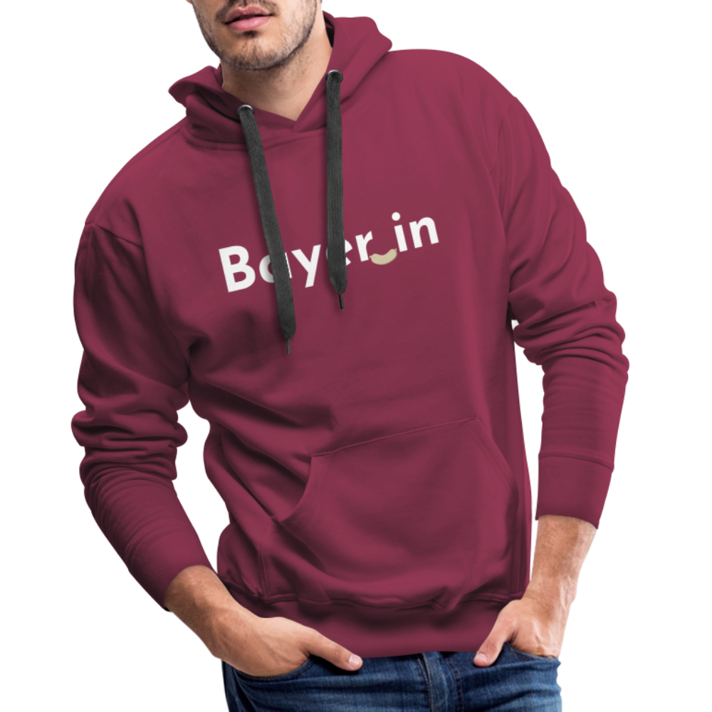 Bayer_in "Männer" Hoodie - Bordeaux