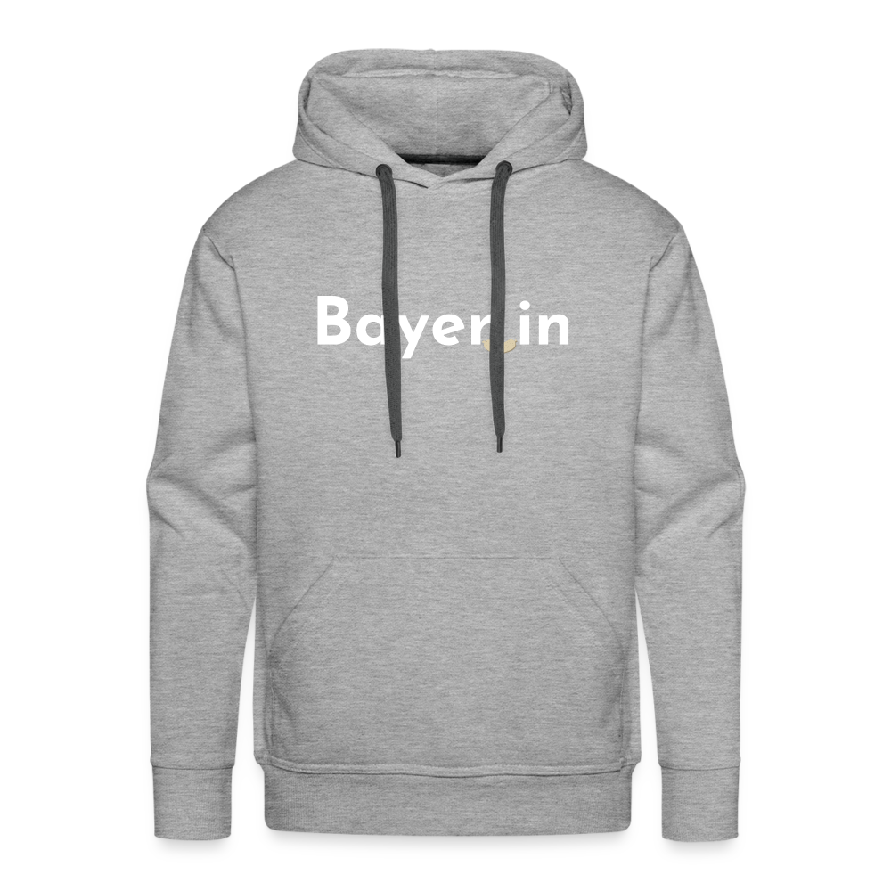 Bayer_in "Männer" Hoodie - Grau meliert