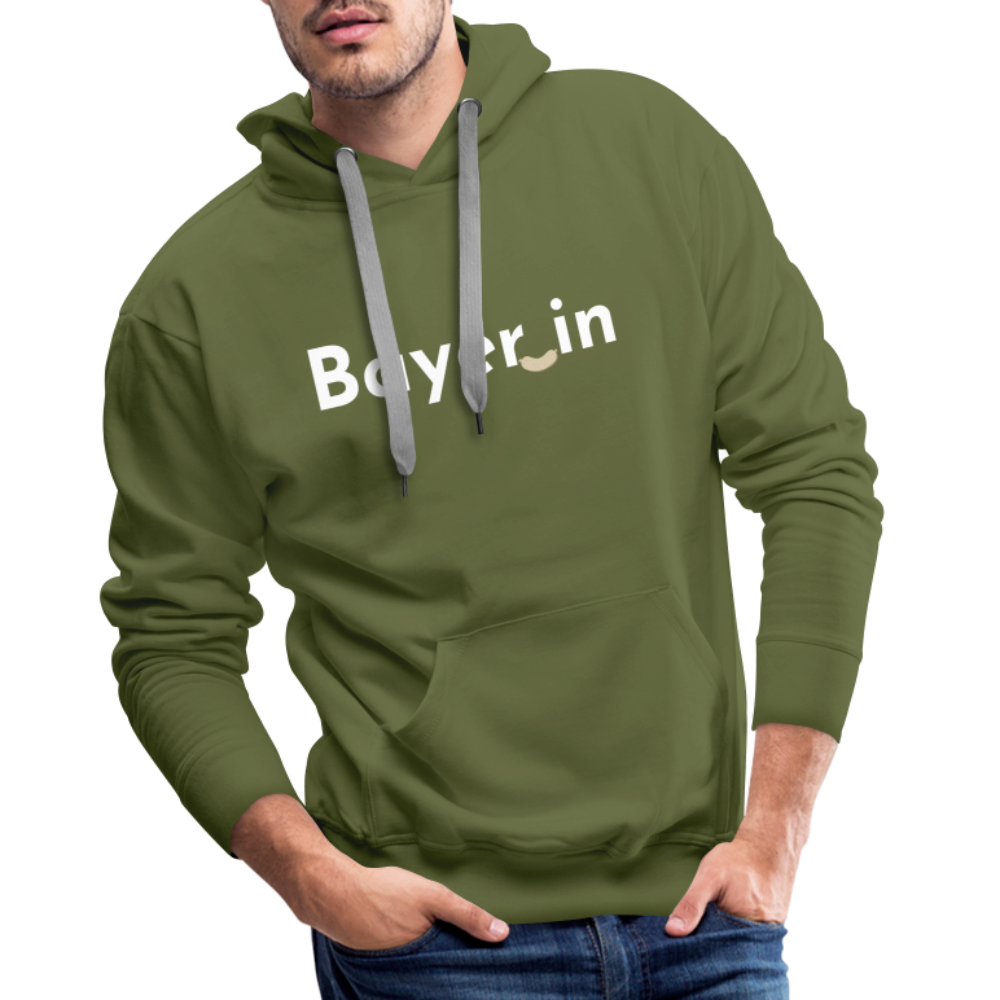 Bayer_in "Männer" Hoodie - Olivgrün