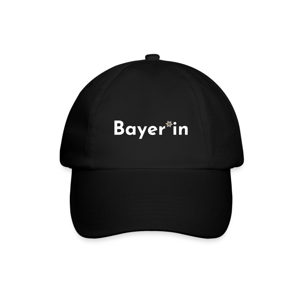 Bayer*in Baseballkappe - Schwarz/Schwarz
