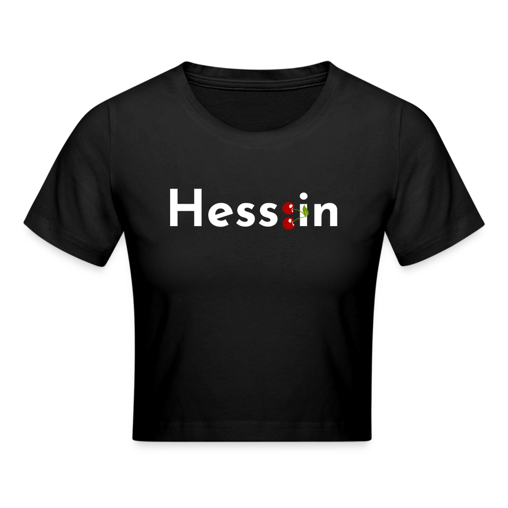 Hess:in Cropped T-Shirt - Schwarz