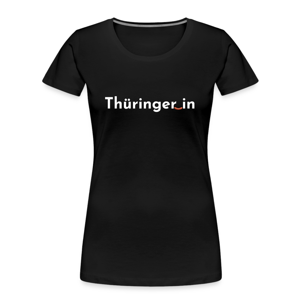 Thüringer_in "Frauen" T-Shirt - Schwarz