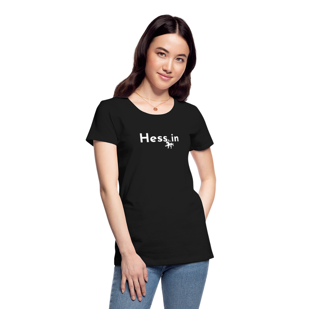 Hess_in "Frauen" T-Shirt - Schwarz