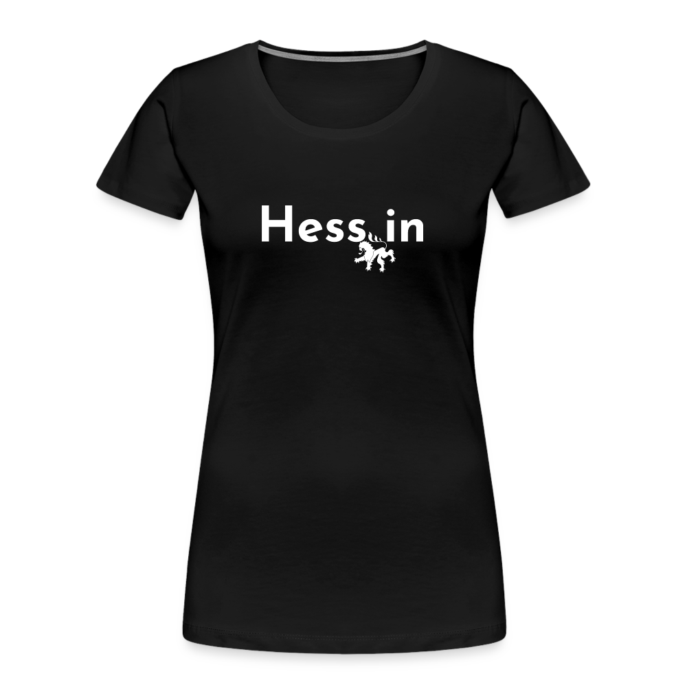 Hess_in "Frauen" T-Shirt - Schwarz