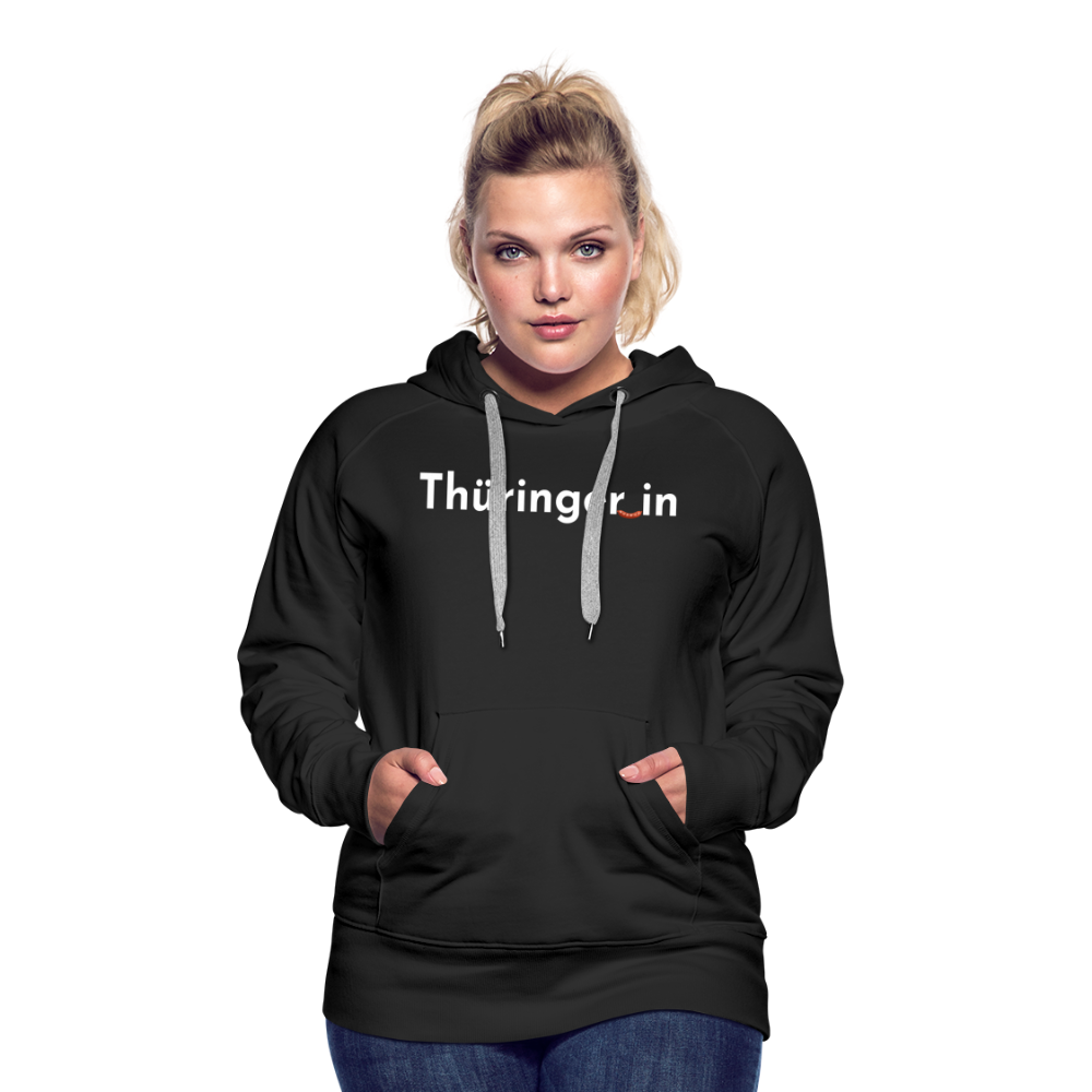 Thüringer_in "Frauen" Hoodie - Schwarz