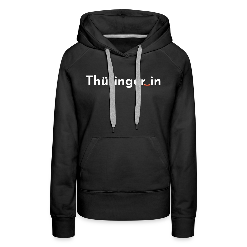 Thüringer_in "Frauen" Hoodie - Schwarz