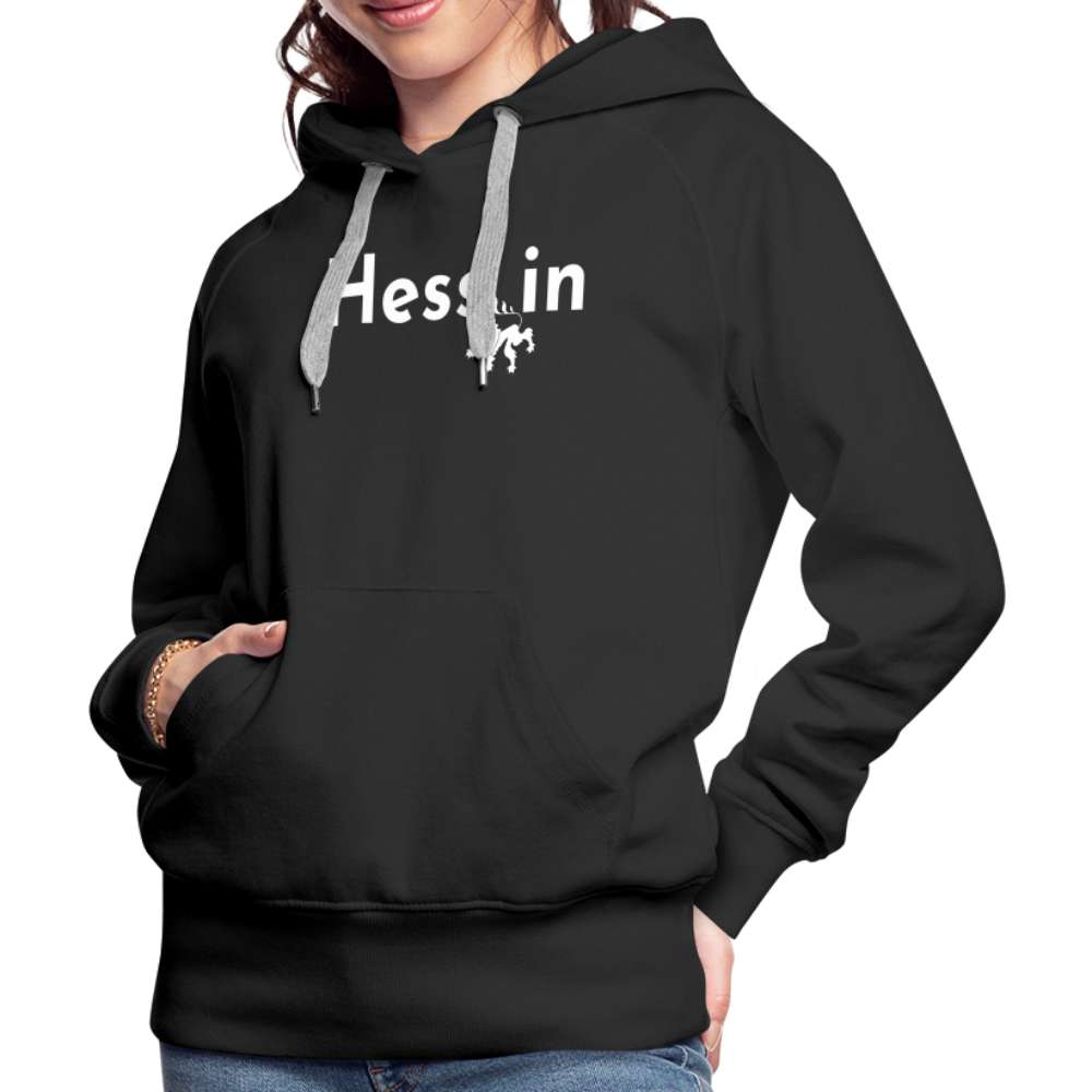 Hess_in "Frauen" Hoodie - Schwarz