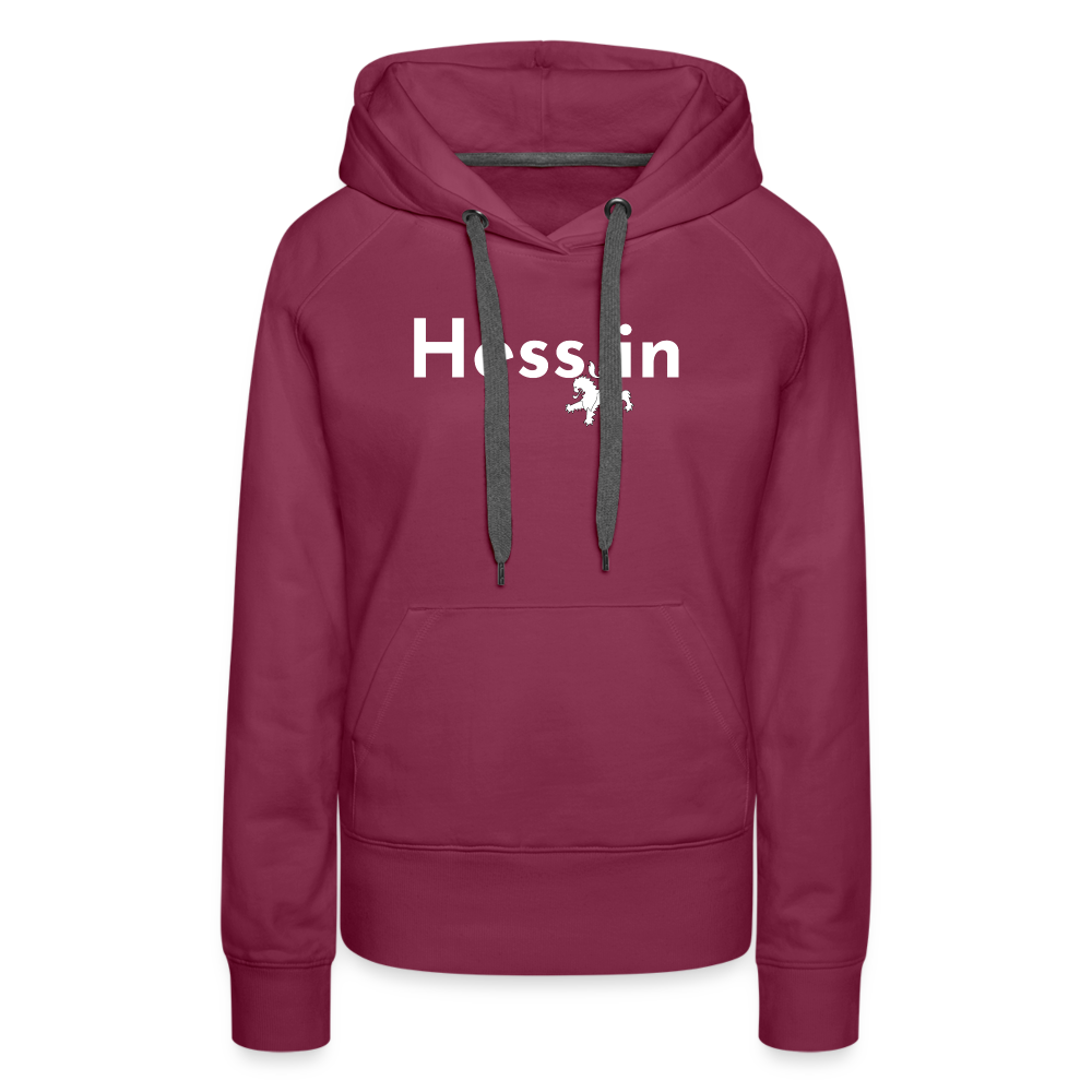 Hess_in "Frauen" Hoodie - Bordeaux