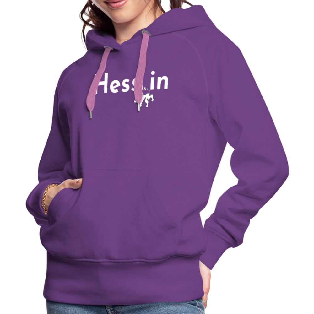 Hess_in "Frauen" Hoodie - Purple