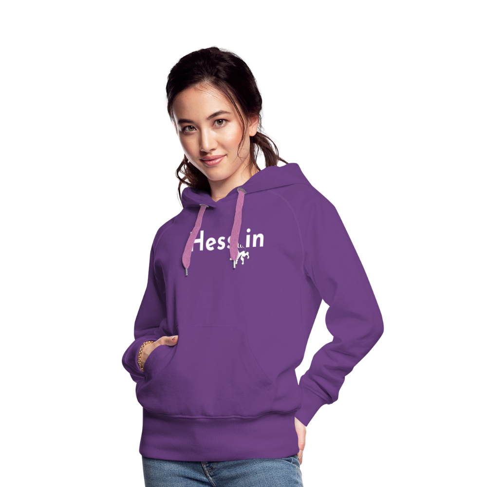 Hess_in "Frauen" Hoodie - Purple
