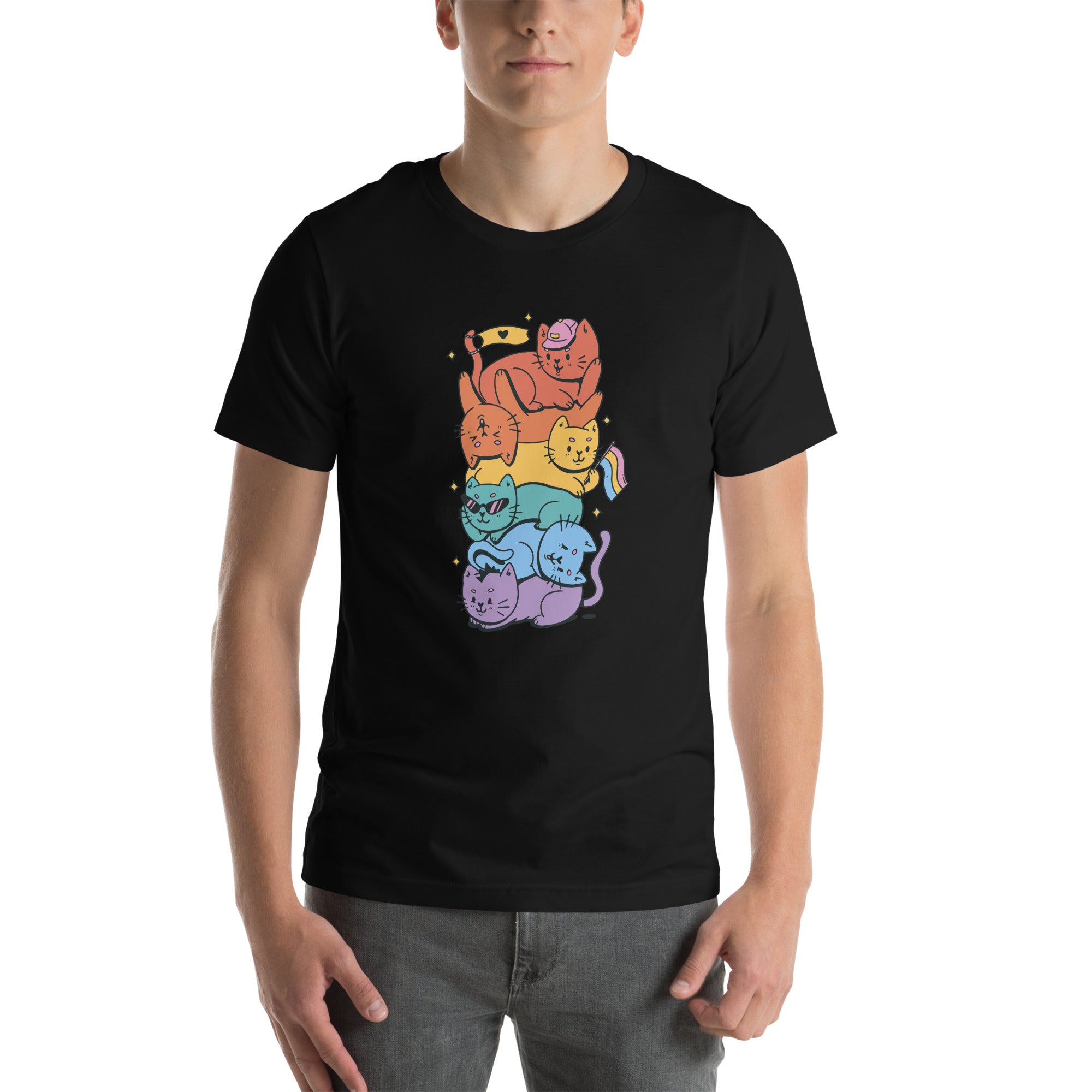 LGBTQ+ Cats Unisex T-Shirt